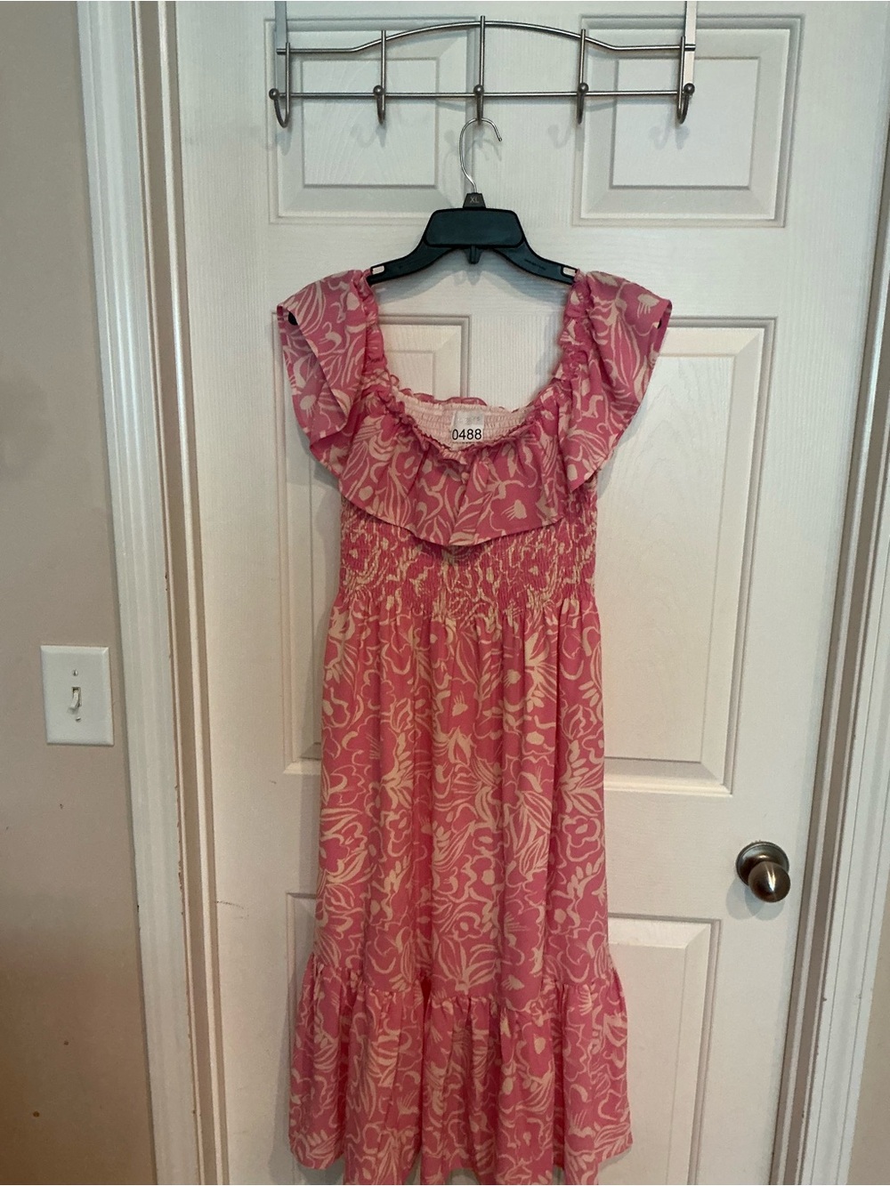 Sugarlips Pink Floral Ruffle Dress for Girls